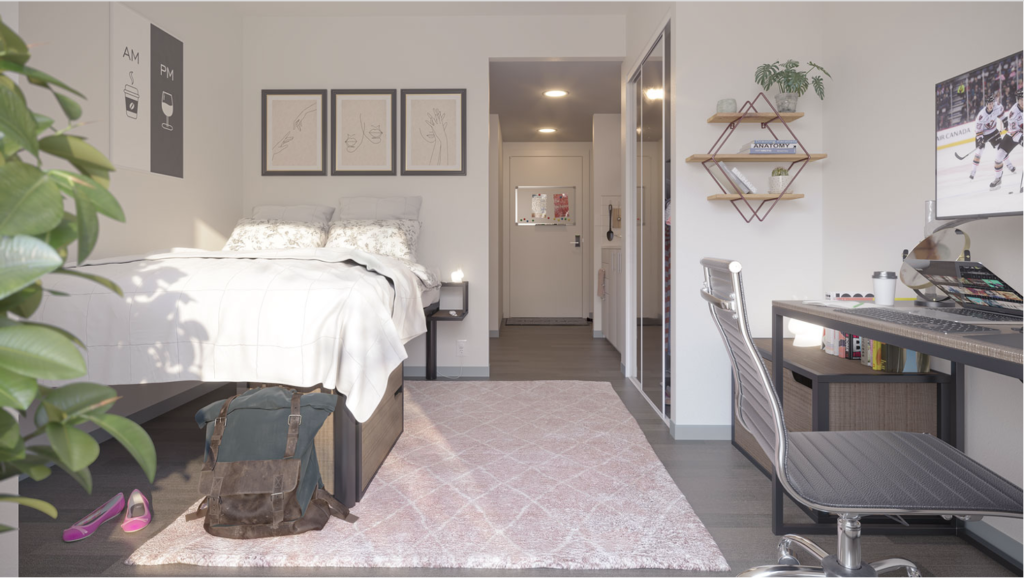 カルガリーの学生寮 The HUB